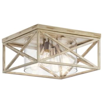 Image for Kichler® Moorgate Distressed Antique White Flush Mount 4 Light from HD Supply