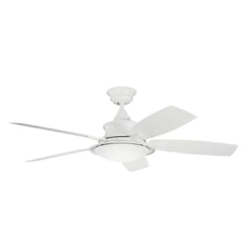 Image for Kichler® Cameron 52 in. LED Ceiling Fan w/ Light (White) from HD Supply