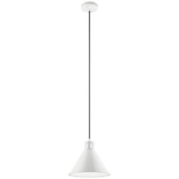 Image for Kichler® Zailey 11 In. 1-Light Pendant Fixture (White) from HD Supply