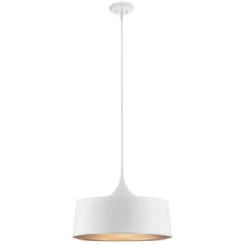 Image for Kichler® Elias 22 In. 1-Light Pendant Fixture (White) from HD Supply