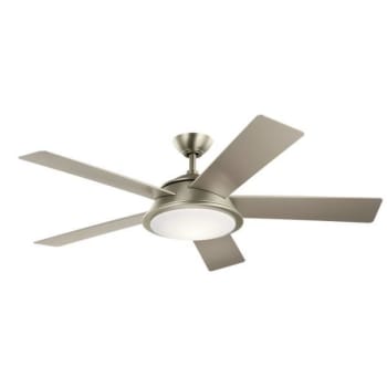 Image for Kichler® Verdi 56 in. Ceiling Fan w/ LED Light (Brushed Nickel) from HD Supply