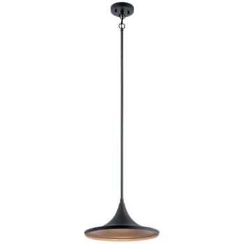 Image for Kichler® Elias 14 In. 1-Light Outdoor Pendant Fixture (Textured Black) from HD Supply
