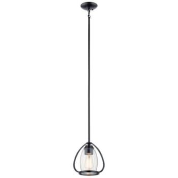 Image for Kichler® Tuscany 9 In. 1-Light Mini Pendant Fixture (Black) from HD Supply