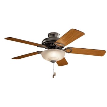 Image for Kichler® Sutter Place 52 In. Ceiling Fan W/ Light (Umber Etched) from HD Supply