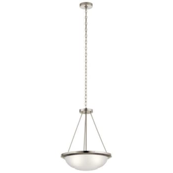 Image for Kichler® Ritson 18 In. 3-Light Inverted Pendant Fixture (Brushed Nickel) from HD Supply
