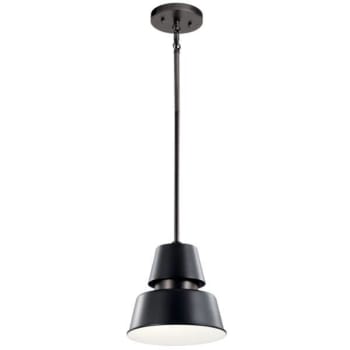 Image for Kichler® Lozano 9 In. 1-Light Outdoor Pendant Fixture (Black) from HD Supply