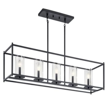 Image for Kichler® Crosby 5-Light Linear Indoor Chandelier (Chrome) from HD Supply