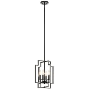 Image for Kichler® Downtown Deco 4-Light Pendant Fixture (Midnight Chrome) from HD Supply