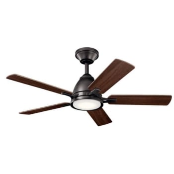 Image for Kichler® Arvada 44 in. LED Ceiling Fan w/ Light (Brown) from HD Supply