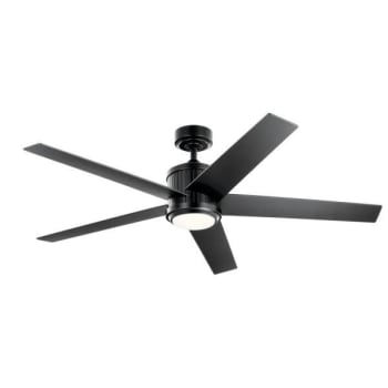 Kichler® Brahm 56 in. Ceiling Fan w/ LED Light (Satin Black)