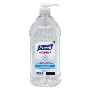 Image for PURELL® Advanced Hand Sanitizer Refreshing Gel, Clean Scent, 2 Liter Pump Bottle Case Of 4 from HD Supply