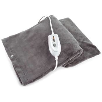 Dmi Deluxe Xl Electric Moist Heat Heating Pad, 24.5 X 11.5, Soft Blue Cover