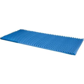 Image for Dmi Convoluted Foam Bed Pad Mattress Topper, Hospital Size, 33 X 72 X 4, Blue from HD Supply