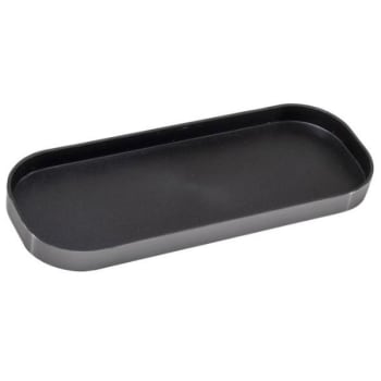 Image for Hapco Contempo Bathroom Amenity Tray With Raised Edge,graphite,case Of 12 from HD Supply