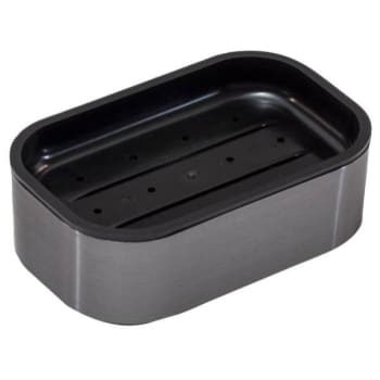 Hapco Contempo Collection Soap Dish With Removable Tray-Graphite, Case Of 12