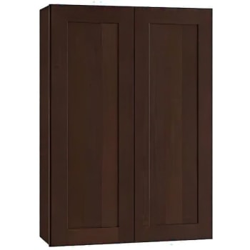 Cnc Cabinetry Luxor Espresso Wall Cabinet 27 In. W X 42 In. H X 12 In. D