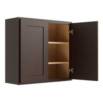 Image for CNC Cabinetry Luxor Espresso Wall Cabinet 27w X 30h from HD Supply