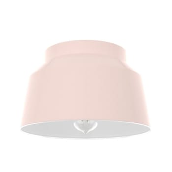 Image for Hunter® Cranbrook Blush Pink Farmhouse Cylinder LED Flush Mount Light from HD Supply