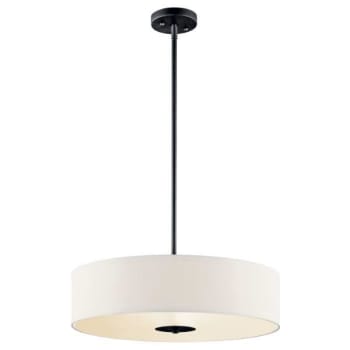 Image for Kichler® Independence 20 In. 3-Light Pendant Fixture (Black) from HD Supply
