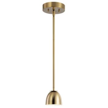 Image for Kichler® Baland 4 in. 1-Light Pendant Fixture (Brushed Natural Brass) from HD Supply