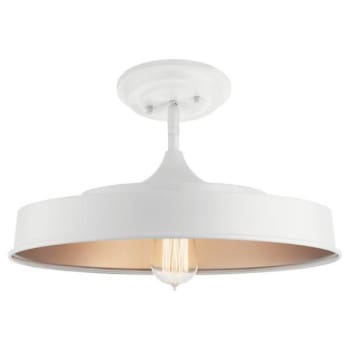 Image for Kichler® 52098WH Elias Semi-Flush Mount Light from HD Supply