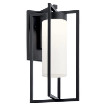 Image for Kichler® 59072bkled Drega Outdoor Wall Sconce from HD Supply