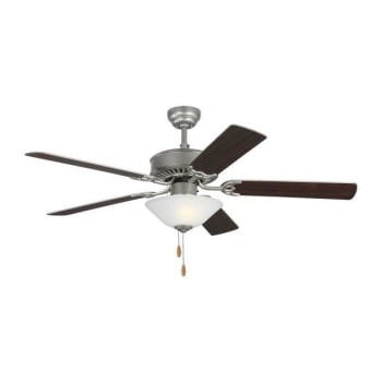 Monte Carlo Haven Led 2 52 Inch Indoor Brushed Pewter Ceiling Fan With Light Kit