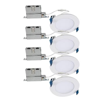 Image for Cooper Lighting® 4 Halo Microedge™ 10.3 Watt Led Downlight, Direct Mount 4-Pack from HD Supply