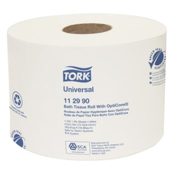 Image for Tork 1-Ply Universal Roll With Opticore Toilet Paper, Case Of 36 from HD Supply