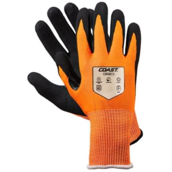 Image for Coast Products Sg400 Hi Vis Glow Cut Resistant Safety Gloves, Large from HD Supply