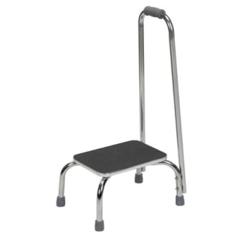 Image for Dmi Safety Step Stool With Handle, Silver And Black from HD Supply
