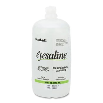 Image for Honeywell Fendall Eyesaline Eyewash Saline Solution Bottle Refill, 32 Oz from HD Supply