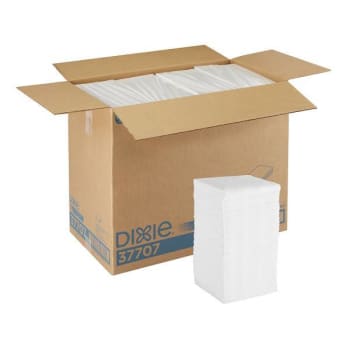 Image for Dixie® 1/8 Fold 2-Ply White Paper Napkin, 3024/Case from HD Supply