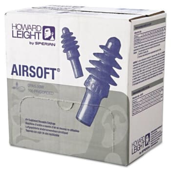Image for Honeywell Airsoft Multiple-Use Earplugs, 27nrr, White Nylon Cord, Package Of 100 from HD Supply
