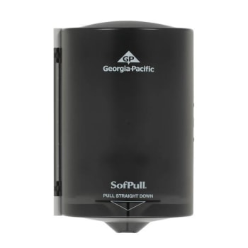Image for Georgia-Pacific Sofpull® Translucent Smoke Centerpull Towel Dispenser from HD Supply