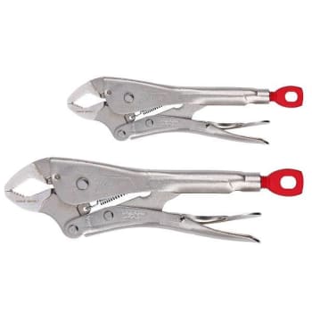 Image for Milwaukee® Gripped Curved Jaw Locking Pliers With Maxbite™ Set from HD Supply