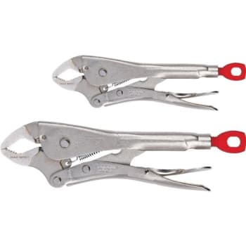 Image for Milwaukee® Gripped Curved Jaw Locking Pliers With Maxbite™ Set from HD Supply