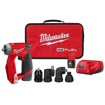 Image for Milwaukee 1/4 In M12 Fuel Brushless Installation Drill/driver Kit from HD Supply