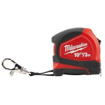 Image for Milwaukee® 10 Ft./3m Keychain Tape Measure With Led from HD Supply