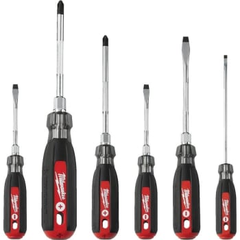Image for Milwaukee® Cushion Grip Screwdriver Kit Package Of 6 from HD Supply
