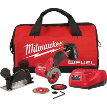 Image for Milwaukee M12 Fuel 3 in. Compact Cut Off Tool Kit from HD Supply