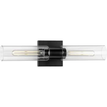 Image for Progress Lighting Clarion 2-Light Wall Sconce (Matte Black) from HD Supply