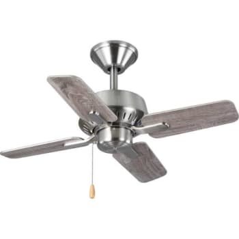 Image for Progress Lighting Drift Four-Blade Silver, 32-In Ceiling Fan from HD Supply