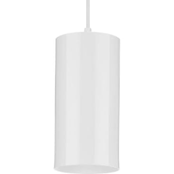 Progress Lighting® P500356-030 Cylinders Outdoor Ceiling Light (White)