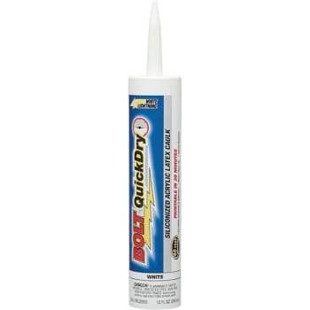 Image for White Lightning 20510 10 oz. Bolt Adhesive Caulk, Package Of 12 from HD Supply