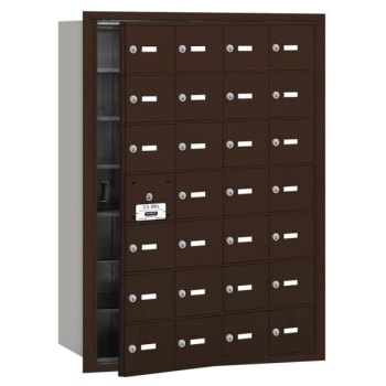 Image for Salsbury Industries 4b+ Horizontal Mailbox, 28 A Doors, 27 Usable, Bronze from HD Supply