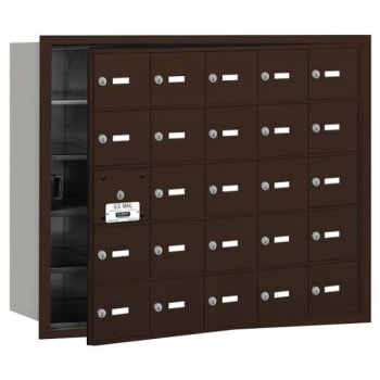 Image for Salsbury Industries 4b+ Horizontal Mailbox, 25 A Doors, 24 Usable, Bronze from HD Supply