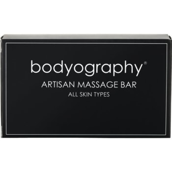 World Amenities Bodyography Moisturizing Massage Bar, 50Gm, Boxed, Case Of 288