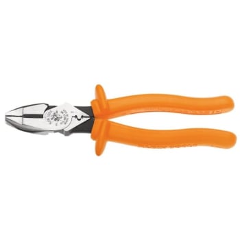 Klein Tools® Insulated Side Cutting Crimping Plier 9"