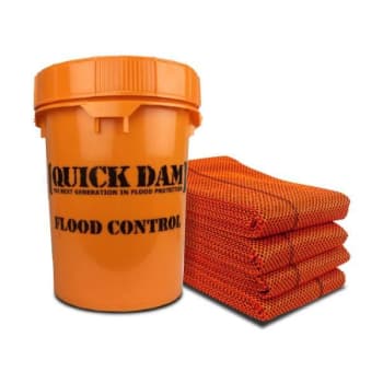 Quick Dam Grab And Go Water Barriers 10ft Hi Vis